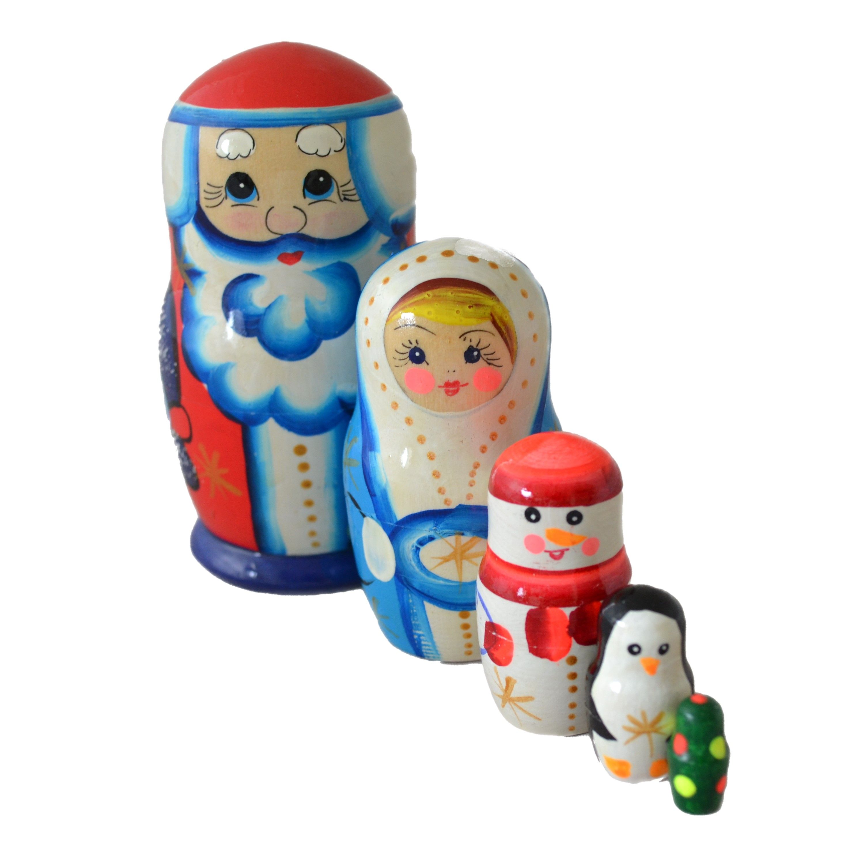 Christmas Characters Matryoshka Doll